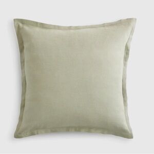 NWOT QUINCE European Linen Euro Sham Willowleaf 2031